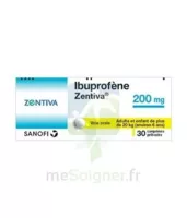 Ibuprofene Zentiva 200 Mg, Comprimé Pelliculé à Paris